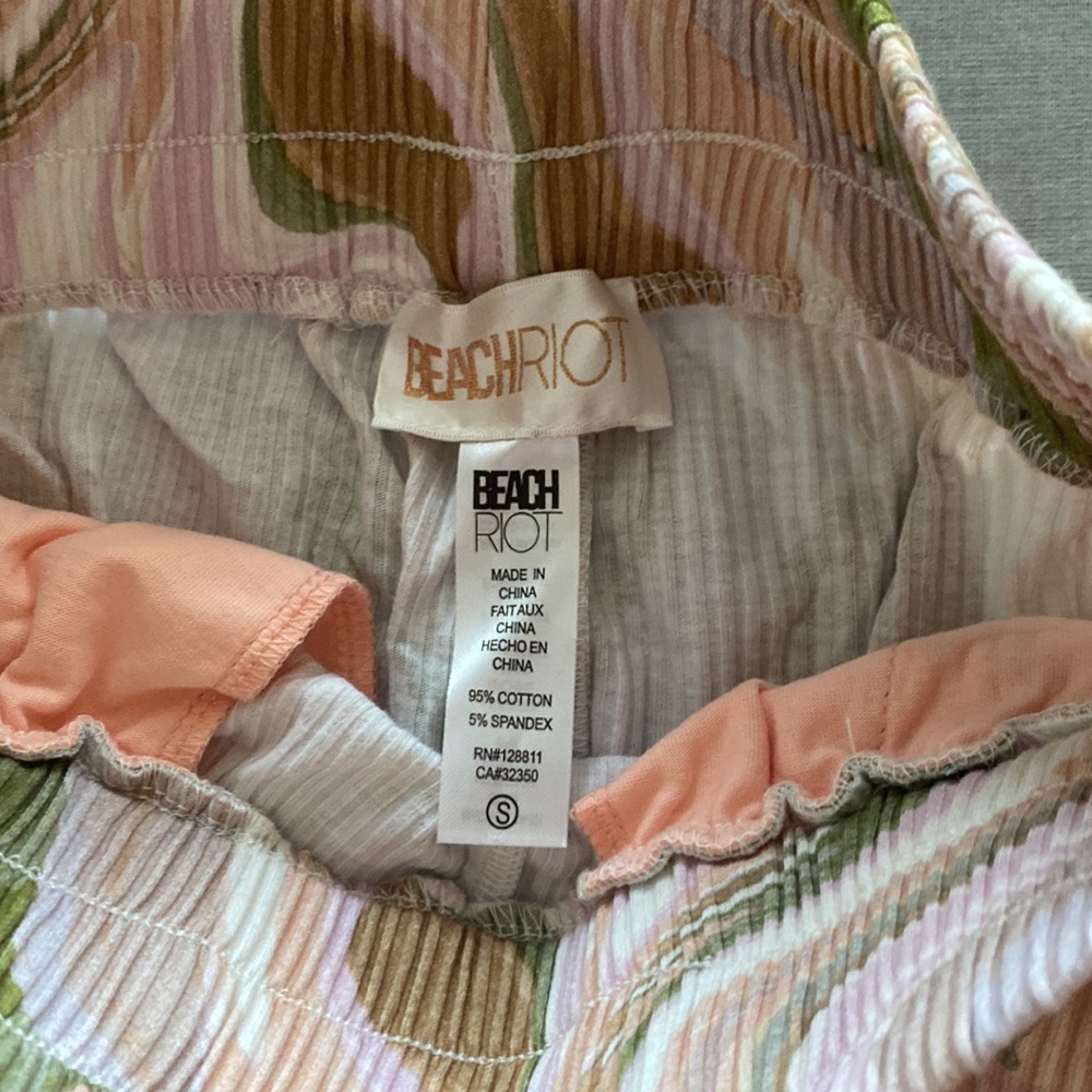 Beach Riot Hailey Marbled Pants Size Small - Picture 3 of 4